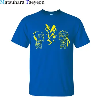Matsuhara Taeyeon marca T - shirt pentru Bărbați Casual cu maneci o-gât de Moda cu mâneci Scurte Japoneze desene animate Naruto XS-3XL yarzi anime