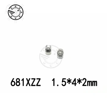 30pcs 681XZZ Miniatură Rulmenți ball mini deschide rulment 1.5x4x2 1.5*4*2 mm