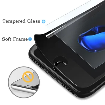 100BUC/LOT Pentru Iphone X 8 7 7 Plus 6s 6 Plus 3D Complet Capacul Protector de Ecran Reale de Sticla Film Pentru Iphone X 8 7 6 Plus
