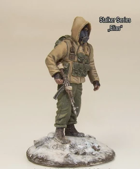 Adunarea Nevopsite Scara 1/35 Stalker Serie Elias cu baza soldat Istorice jucărie Rășină Model in Miniatura Kit