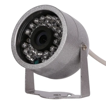 CMOS 700TVL Cu supraveghere Audio 30 LED-uri de Securitate viziune de noapte în aer liber Culoare coajă de metal rezistent la apa CCTV aparat de Fotografiat