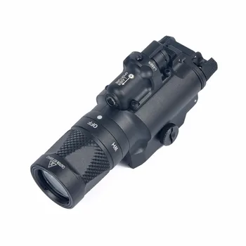 AIMTIS Tactice X400V Pistol Lumina Combo Laser Roșu Constanta / Moment / Strobe Ieșire Armă Pușcă Lanterna