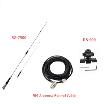 Radio Mobile antanna SG-7900 +radio Mobile Clip muntele RB-400+antena montare cablu 5M pentru radio auto KT-8900 KT-8900R KT-UV980