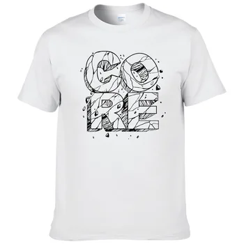 Design creativ Litere Core T Shirt de sex Masculin Tricouri Tricou Personalizat cu Maneci Scurte Noi Stiluri Bumbac pentru bărbați T-Shirt Rece Teuri #232