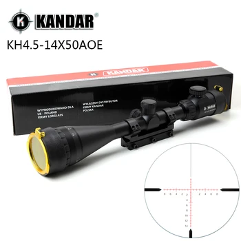 KANDAR 4.5-14x50 AOE Lunetă de Vânătoare Roșu Cruce Specială Reticul Sniper Optic domeniul de Aplicare Vedere PENTRU Luneta O Piesa 11mm sau Inel 20mm