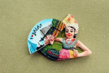 Indonezia, Batam Călătorie Turistică de Suveniruri 3D Magnet de Frigider Rasina de Artizanat IDEE de CADOU