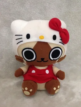 Monster Hunter Hello Kitty Păpuși de Colectie Anime-ul Japonez de Pluș Jucarii Copii Pentru Băieți și Fete Cadou 25cm