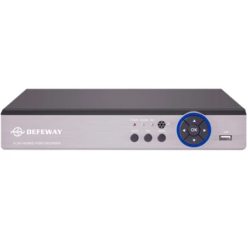 DEFEWAY 1080N HDMI Supraveghere Video Recorder 4 canale AHD DVR Rețea P2P NVR pentru Camera IP cu 4 Canale CCTV, Sistem de Securitate Nu HDD