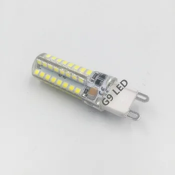 10buc G9 Lampa LED 110V 220V 3W 5W SMD 2835 360 Unghi Fascicul de silicon corpului de lumina Estompat alb cald alb rece lumina Reflectoarelor
