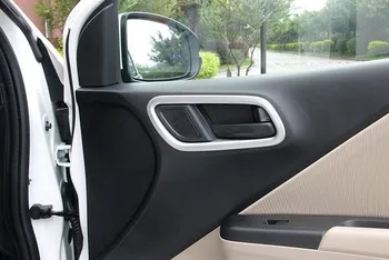 Noi ABS Interior mâner castron trim 4 buc Pentru Honda CITY 2016