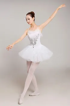 Adulți Alb Lacul Lebedelor Balet Femei Rochie De Balerină Costum De Balet Balet Clasic Tricou De Performanță Etapă Imbracaminte