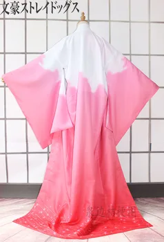 [Customize] Anime BUNGO CÂINI VAGABONZI Figura Ozaki Koyo Higannbana Kimono Cosplay costum set Complet Nou 2017 transport gratuit