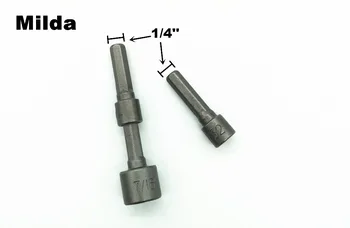 Ila 14pcs/set Hex mici Socket Maneca Duze Nut Driver Set Burghiu Adaptor Scule electrice Kit Hex Maneca Driver Set de 5-12mm