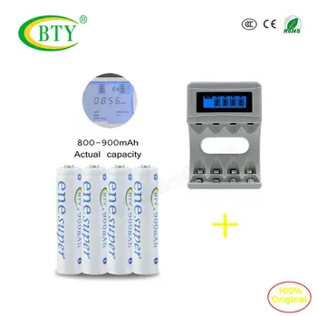 4-Pack BTY AAA900Mah Ni-MH de Mare Capacitate Baterii Reincarcabile+C704A4 AA AAA Încărcător Inteligent(Încărcător Micro USB)