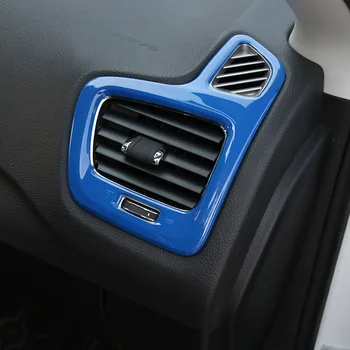 MOPAI ABS Interioare Auto Partea Bord Aer Conditionat Aerisire Decoratiuni Autocolante Pentru Jeep Compass 2017 Masina de Styling