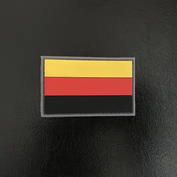10buc Germania Flag PVC Plasture de Cauciuc 3D Tactice Cârlig Și Buclă Emblema Militare de Luptă Insigna Armatei Banderola en-Gros