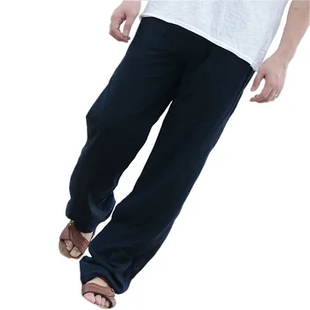 Cauzalitate Lenjerie Pantaloni pentru Bărbați de Înaltă Calitate Vară Respirabil Om de Compresie Pantaloni Asiatice Marimea M-XXXL Culoare Solidă Pantaloni Confortabile
