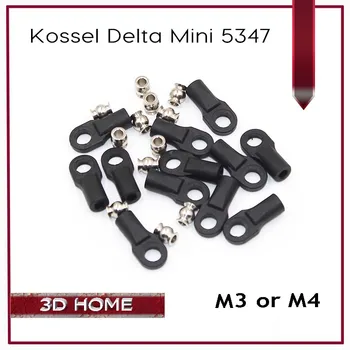 1Set=12 Kossel Delta Mini 5.347 De Cataramă Pentru M3 M4 Capace cu Bila Paralel Brațul Rod Tijă de Carbon Articulațiilor Bile si manere Pentru Imprimantă 3D