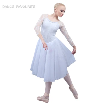 Dans Preferate New Sosire Maneca Lunga Dantela Alb Balet Tutu Fete Și Femei Pe Scenă Costume De Balet Tutu Balerina