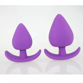 Loverkiss Mic Mediu Mare Mărime Ancoră Forma de silicon vibrator Anal Sex Produselor,Sexy Violet Butt Plug Anal, Jucarii, Unisex dop anal