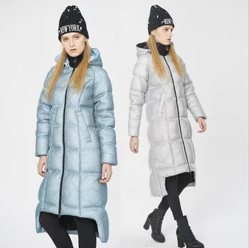 Nou 2016 Geaca de Iarna femei, jachete Femei de Jos strat grosier ecran se ingroase mult de design de îmbrăcăminte subțire în jos haine Parka