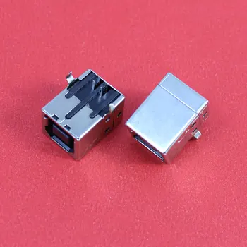ChengHaoRan 10buc PCB Montare de 90 de Grade 4 Pin USB 2.0 Tip B, mamă, Priză Jack,culoare Negru sau Alb