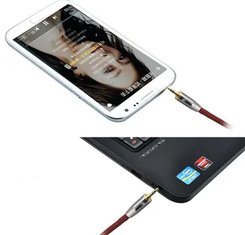 Stereo Jack 3.5 mm de sex Masculin Extindere Auxiliare Cablu Audio Pentru Boxe Auto de Căști iphone MP3 AUX Cablu de Sârmă Cabluri 1m 2m 3m 5m 8m