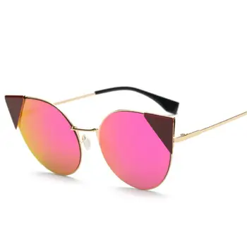 Emosnia Noi Supradimensionat ochelari de Soare pentru Femei Brand Design Ochi de Pisica Moda Vintage Paiete Umbra ochelari de Soare de sex Feminin Oculos UV400 Lunetă