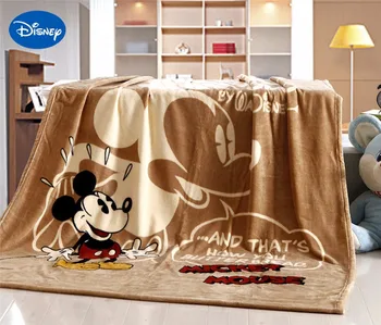 Drăguț mickey mouse pătură 150*200 dimensiune desene animate cuverturi de pat pentru copii băiatul copii caldă buna lenjerie de pat flanel moale lenjerie de pat
