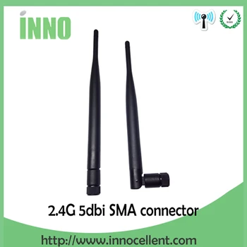 5pcs/lot 2.4 GHz antena 5dBi Antena Wireless wifi SMA-de sex Masculin pentru placa PCI USB Wifi Booster