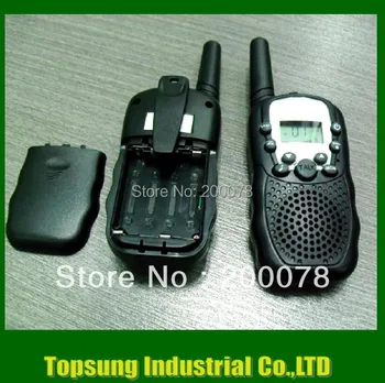 New kids 99 cod T388 mobil portabil Radio walkie talkie pereche UHF PMR interfon FRS/GMRS walky talky w/ bright LED-uri lanterna