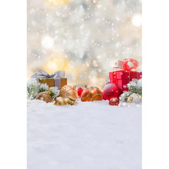 MEHOFOTO Cadou de Vinil Fotografie de Fundal Pentru Crăciun Fericit, Zăpadă Nou Material Poliester Fundal Pentru Studio Foto 6296