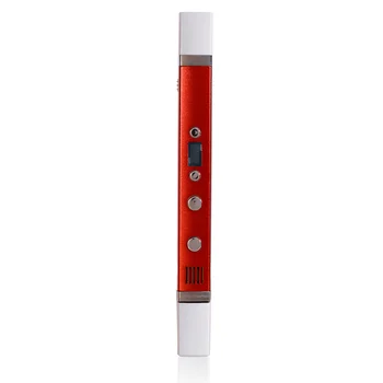Myriwell 3d pen + 10 Culoare * 5m ABS cu incandescență(50m),3d printer pen-3d magic pen,cel Mai bun Cadou pentru Copii,Suport de alimentare mobil,