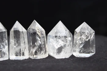 6pcs Naturale cristal de cuarț alb bagheta magica de vindecare tratament