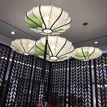 Noul stil Chinezesc candelabru de sud-est clasice hotel restaurant Chinezesc vânt restaurantul Zen creative lampa felinar