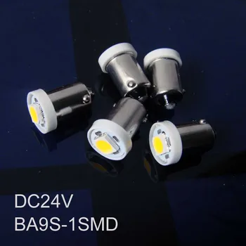 De înaltă calitate BA9S 24V led-uri de avertizare lumini,ba9s masina de transport de marfă cu LED-uri indicatoare lampă camion led BA9S-bec 24vdc transport gratuit 50pcs/lot