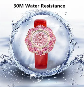 Exagerat de Designer MELISSA Florale, Ceasuri de Lux, Plin de Cristale Femei Încheietura ceas Japonia Cuarț Relogios Feminino Montre MP513A