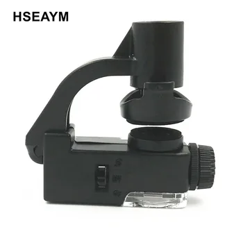 774-90X Lupa Telefon Mini Microscop cu LED UV lampa de Bijuterii, Antichități, Monede Ștampila de Identificare Lupă Lupă