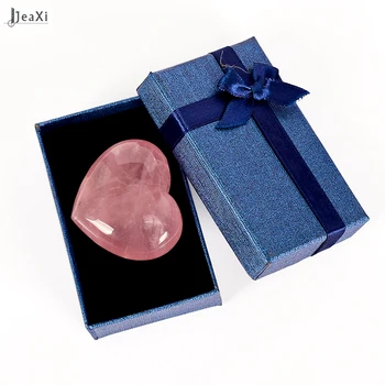 AAA Ice Rose Cuarț de Cristal în formă de Inimă de Piatră 1 buc 45x40x26mm Naturale de Piatră prețioasă Cristal de Vindecare Chakra Reiki Ambarcațiuni gratuit cutie