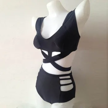 Dimensiuni mari 3XL Biquinis Feminino 2016 Talie Inalta Femei Sexy Bikini Set Push-Up Bikini Sutien pentru Femei costume de Baie Costume de baie