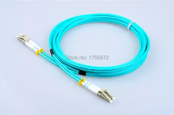 50Meters LC LC Cablu de Fibra Optica 10G Duplex Patch Cord MultiMode OM3 50/125