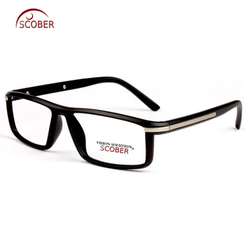 = SCOBER = Realizate manual Cadru Full-rim ochelari de citit Negru Clar Tânăr Artist Retro Ochelari de vedere Ochelari de vedere +1 +1.5 +2 +2.5 +3 +3.5