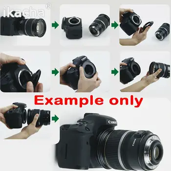 10buc Inversă Inel Adaptor Pentru Canon 58mm Macro Reverse Lens Inel Adaptor Pentru Canon EOS EF Mount 550d 450d 650d 700d 1000d