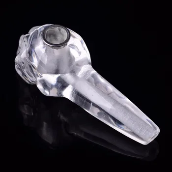 Semi-Pretioase Cristal de Cuarț Skull Rock Bagheta pipe +3Metal Filtre
