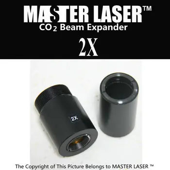 De 2 Ori CO2 Gorgos Sistem Fascicul Expander drepte cu șurub pentru Mașină de Marcare cu Laser,BEx-10.6-2x