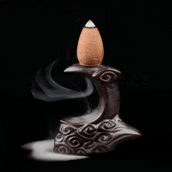 Crin De Apă Ceramice Glazura Arzător De Tămâie Titularul Budist Conuri De Retenție Cădelniță De Decor Acasă