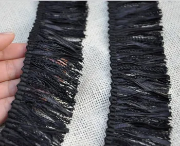 Fringe dantela ciucure Negru dantelă panglică DIY Moda de îmbrăcăminte accesorii din dantela 5cm Lățime 5yards/lot