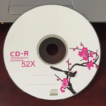 25 de Discuri de Clasa a x52 700MB Blank Copac Pasăre Tipărite Disc CD-R