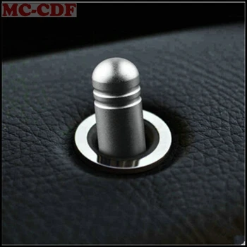 8pcs Argint Auto Door Lock Pin buton Buton Inel Capac Set Pentru Mercedes Benz W212 E200 E250 E300 E350 E400 E Class 2010-