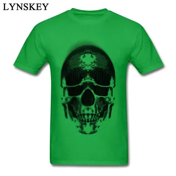 Bumbac pur Tineri Maneci Scurte Matryoshka Craniu Dark T-shirt Design Topuri Tricouri Design Nou Geek Gât Tee-Shirt